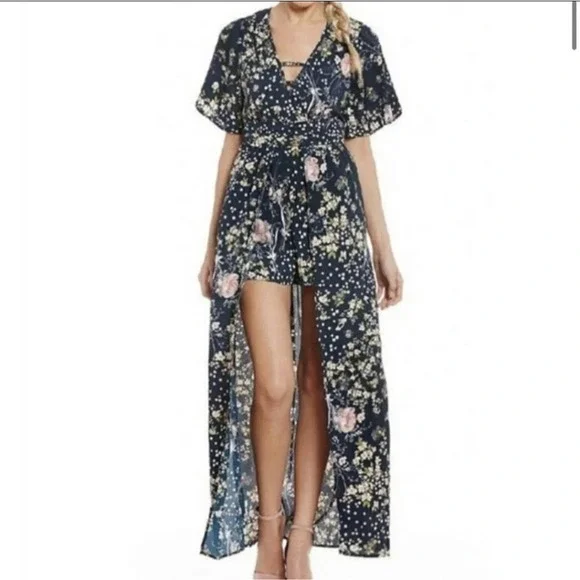 Band of Gypsies Pants Jumpsuits Band Of Gypsies Moody Floral